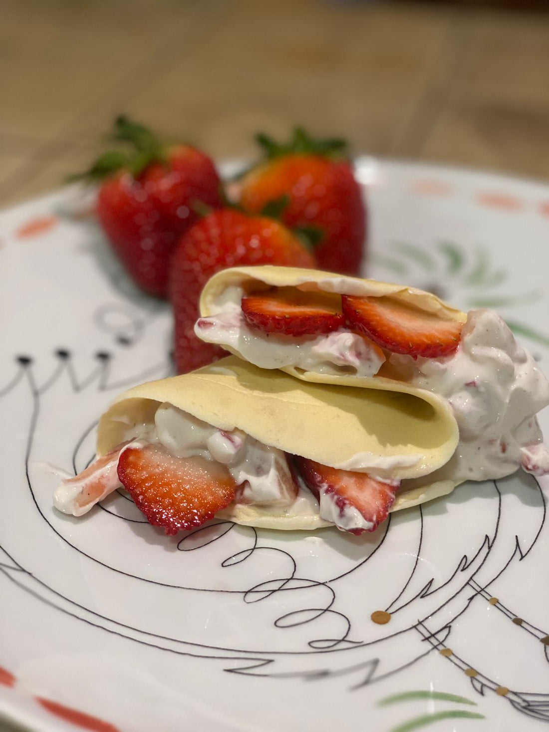 FRESAS CON CREMA
